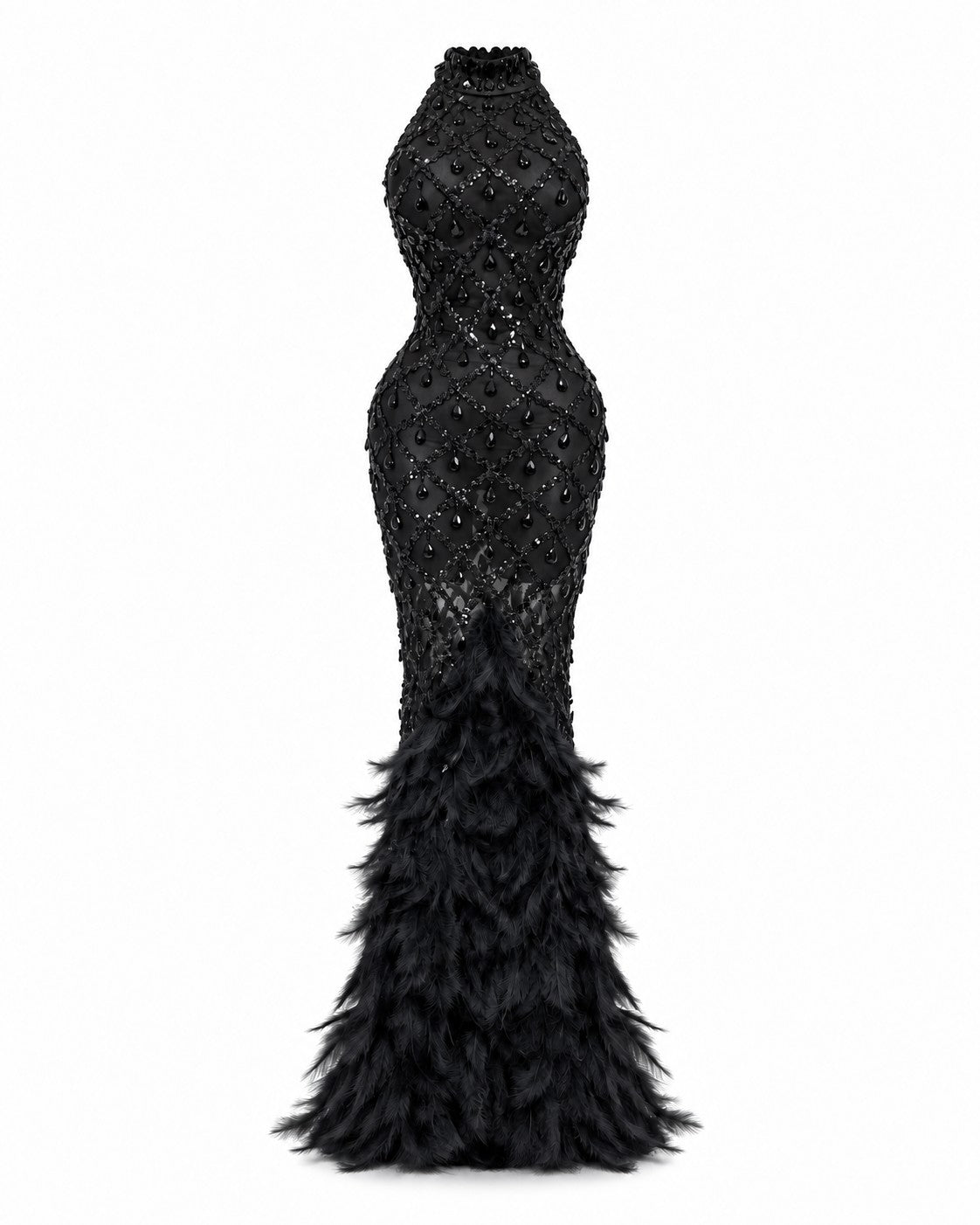 Gassin Feather Gown