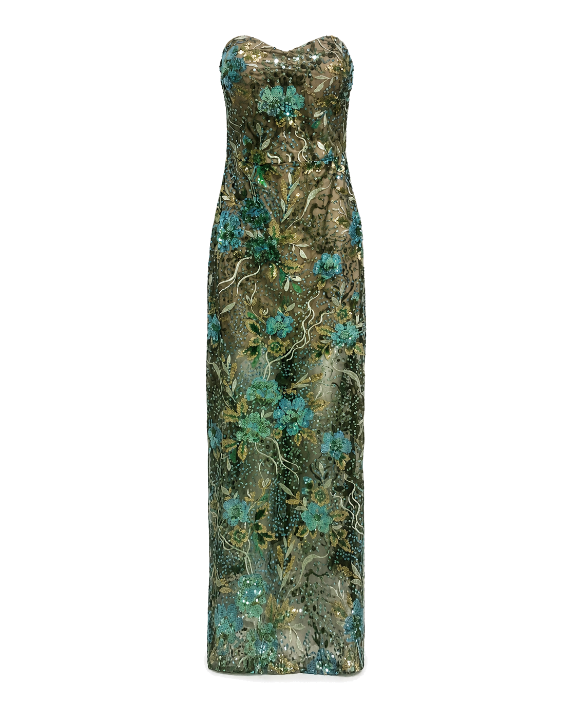 Vallauris Floral Gown