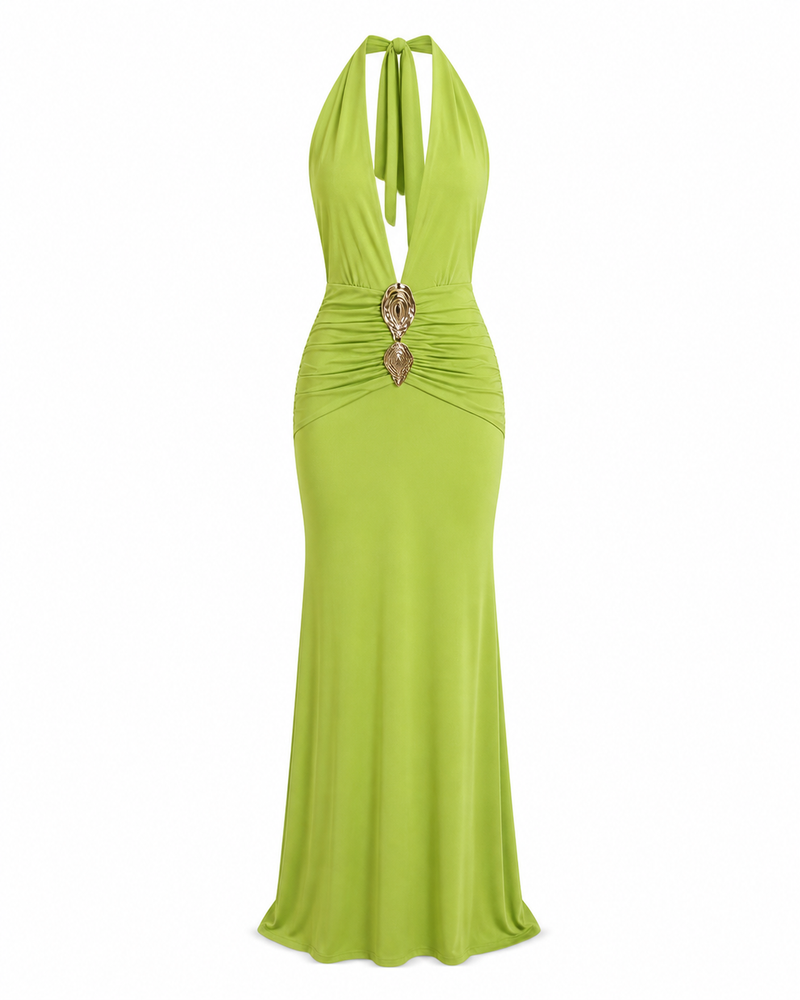 Annot Medallion Gown