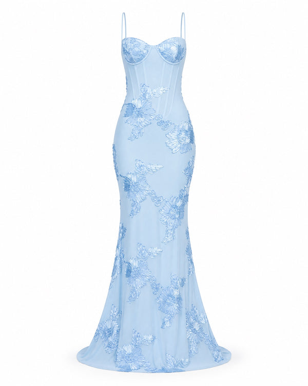 Tourrettes Floral Gown