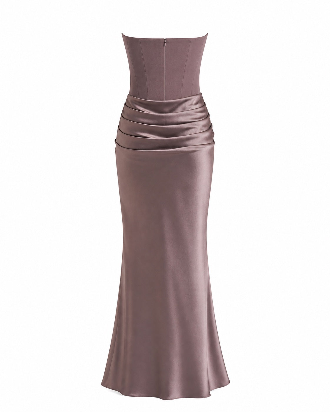 La-Môle Taupe Gown