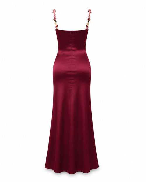 Apt Floral Gown back corrected closed construction