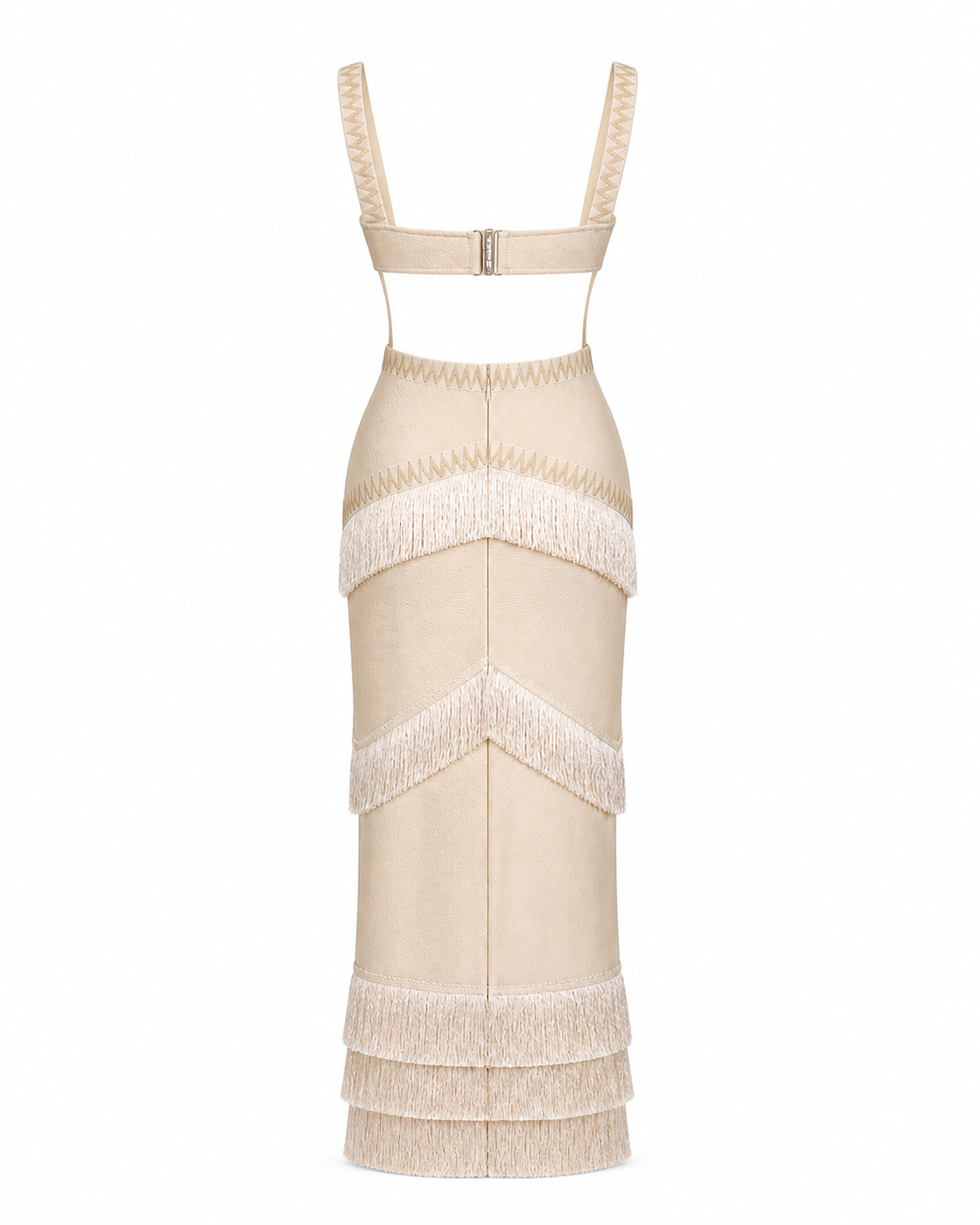 Collobrières Fringe Gown