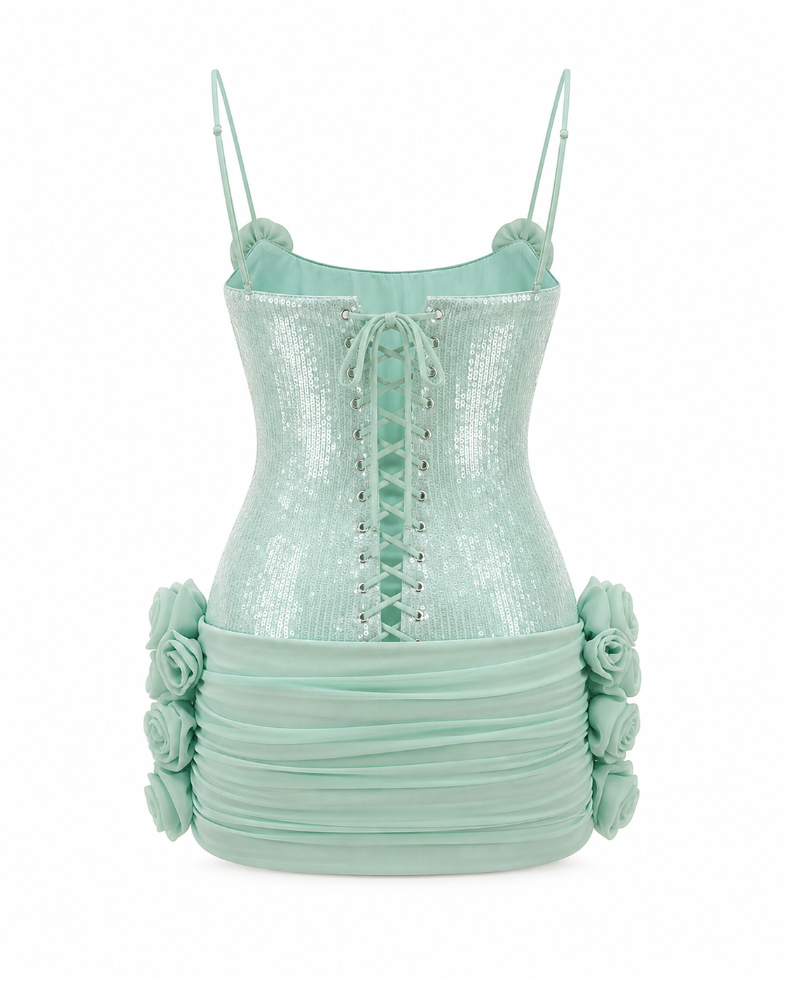 La Turbie Rosette Mini Dress