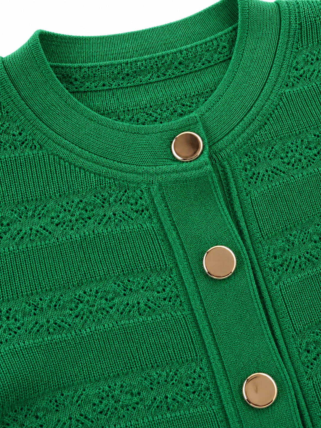 Mérindol Emerald Button Knit Maxi Dress