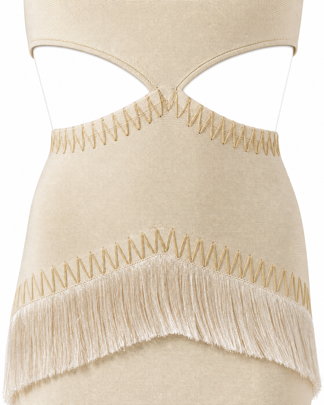 Collobrières Fringe Gown