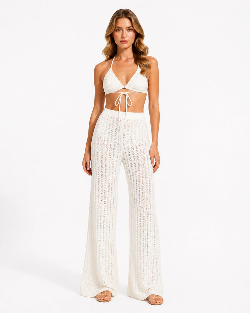 Sainte-Maxime Crochet Set on model