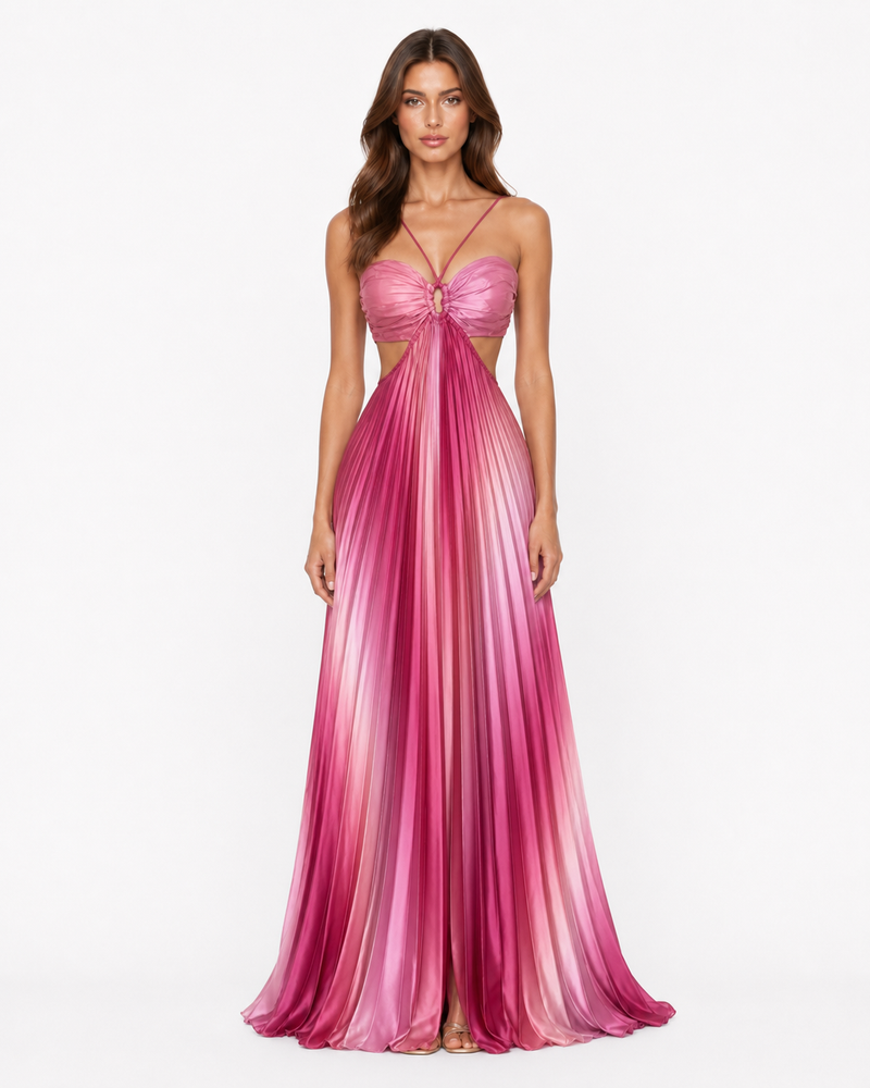Draguignan Ombré Gown on model