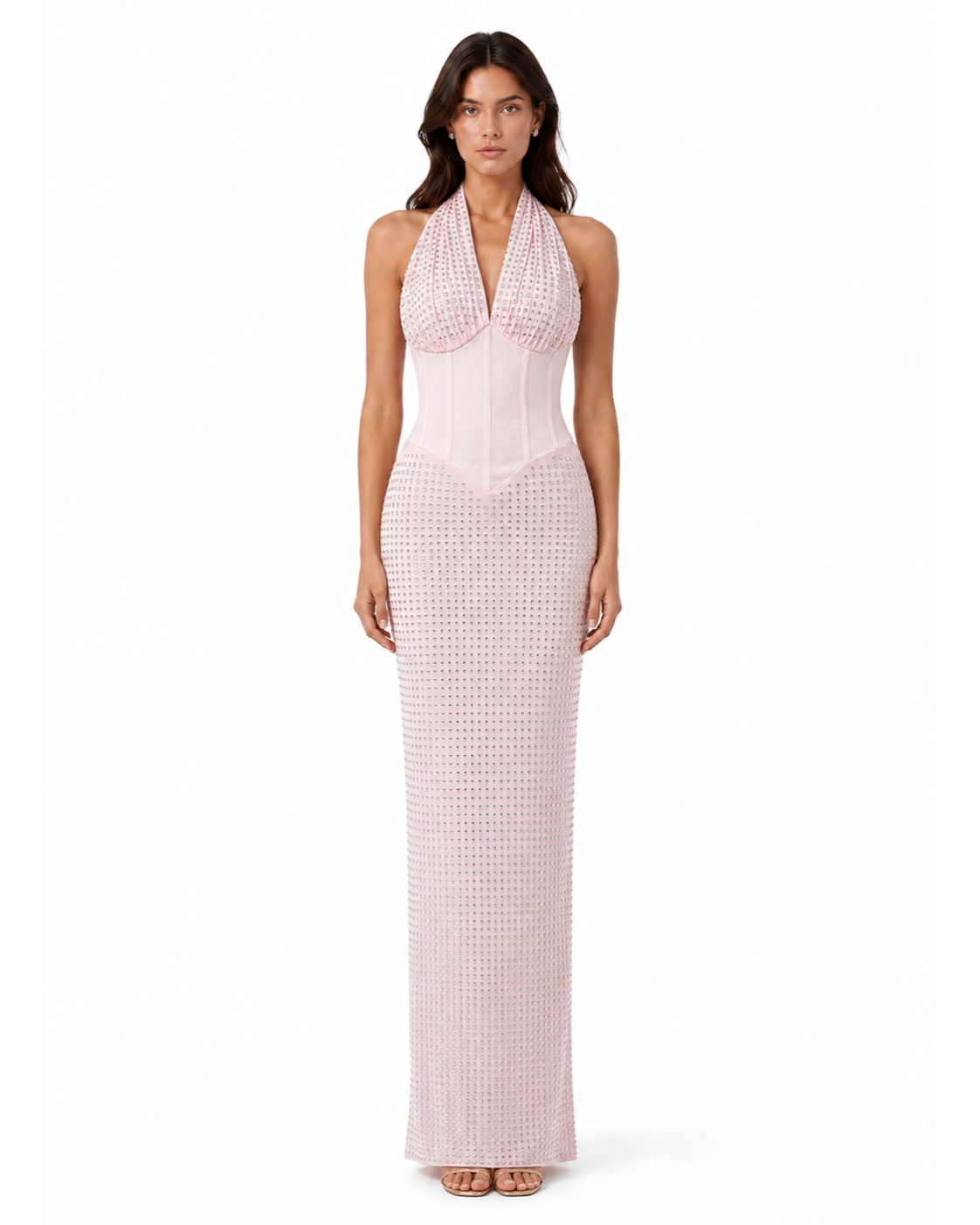 Saint-Paul Rhinestone Gown