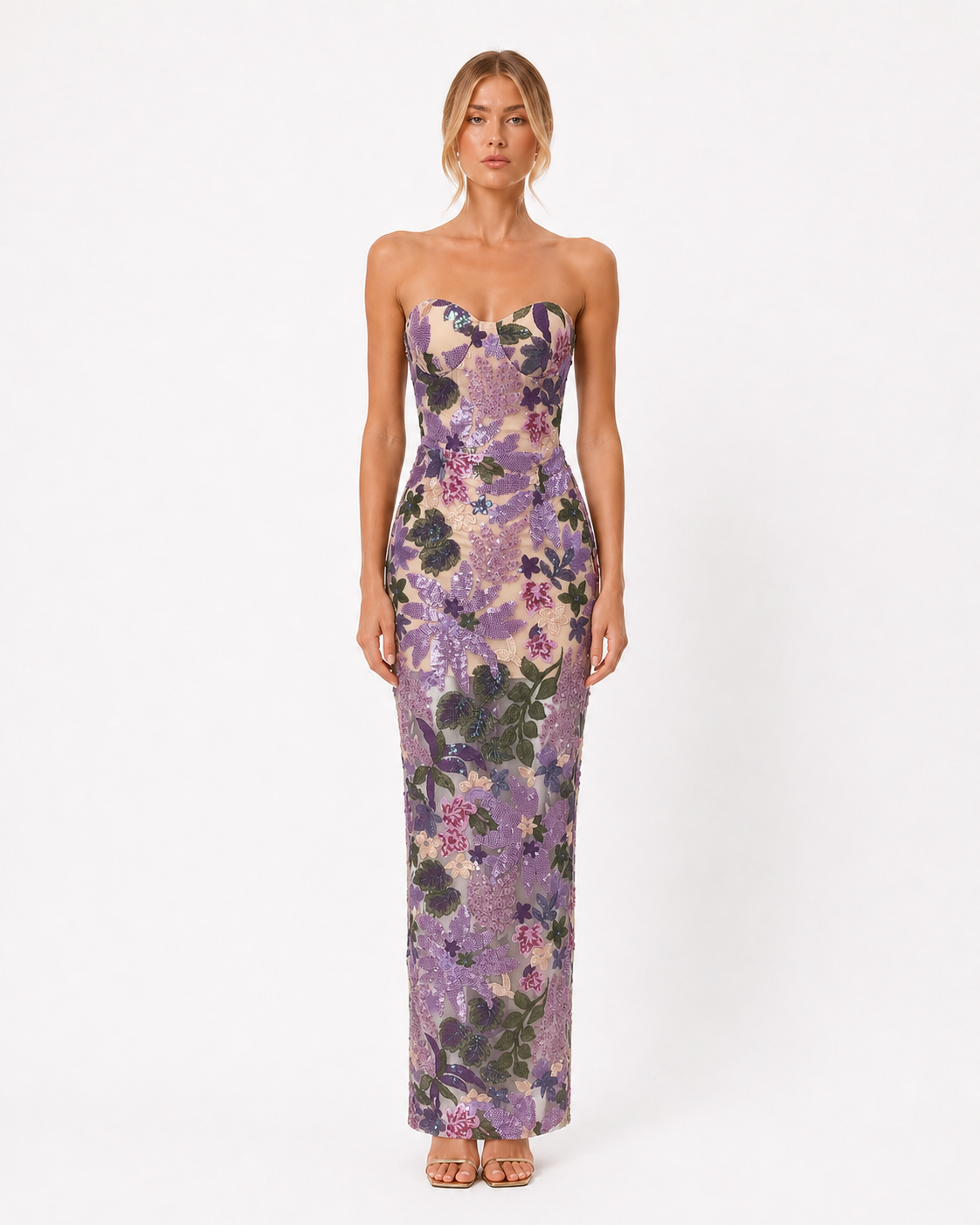 Saint-Rémy Floral Gown
