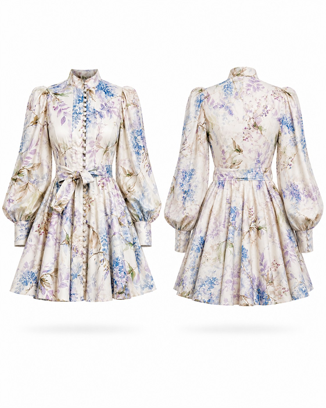 Carqueiranne Porcelain Print Dress