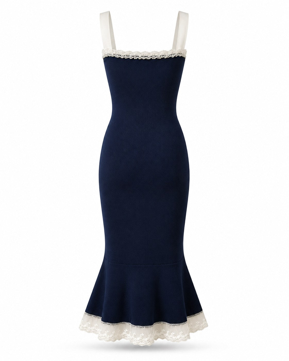 Corniche Fishtail Maxikleid