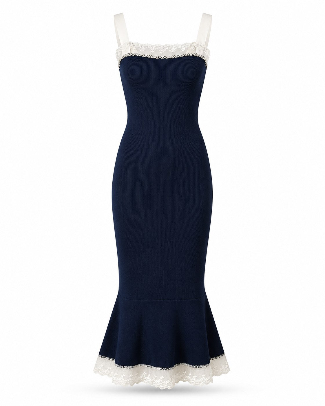 Corniche Fishtail Maxikleid
