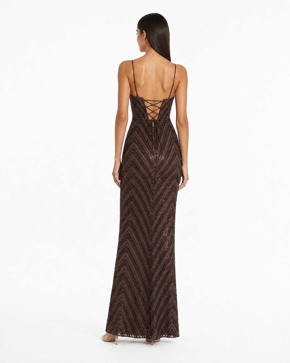 Peille Sequin Gown