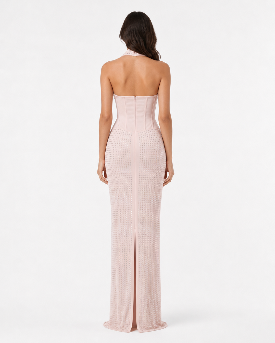 Saint-Paul Rhinestone Gown