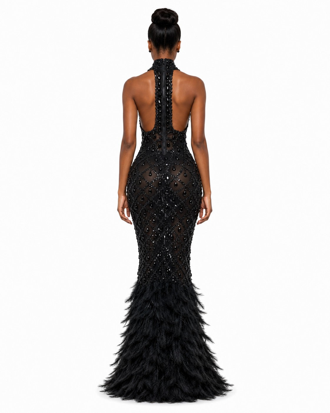 Gassin Feather Gown