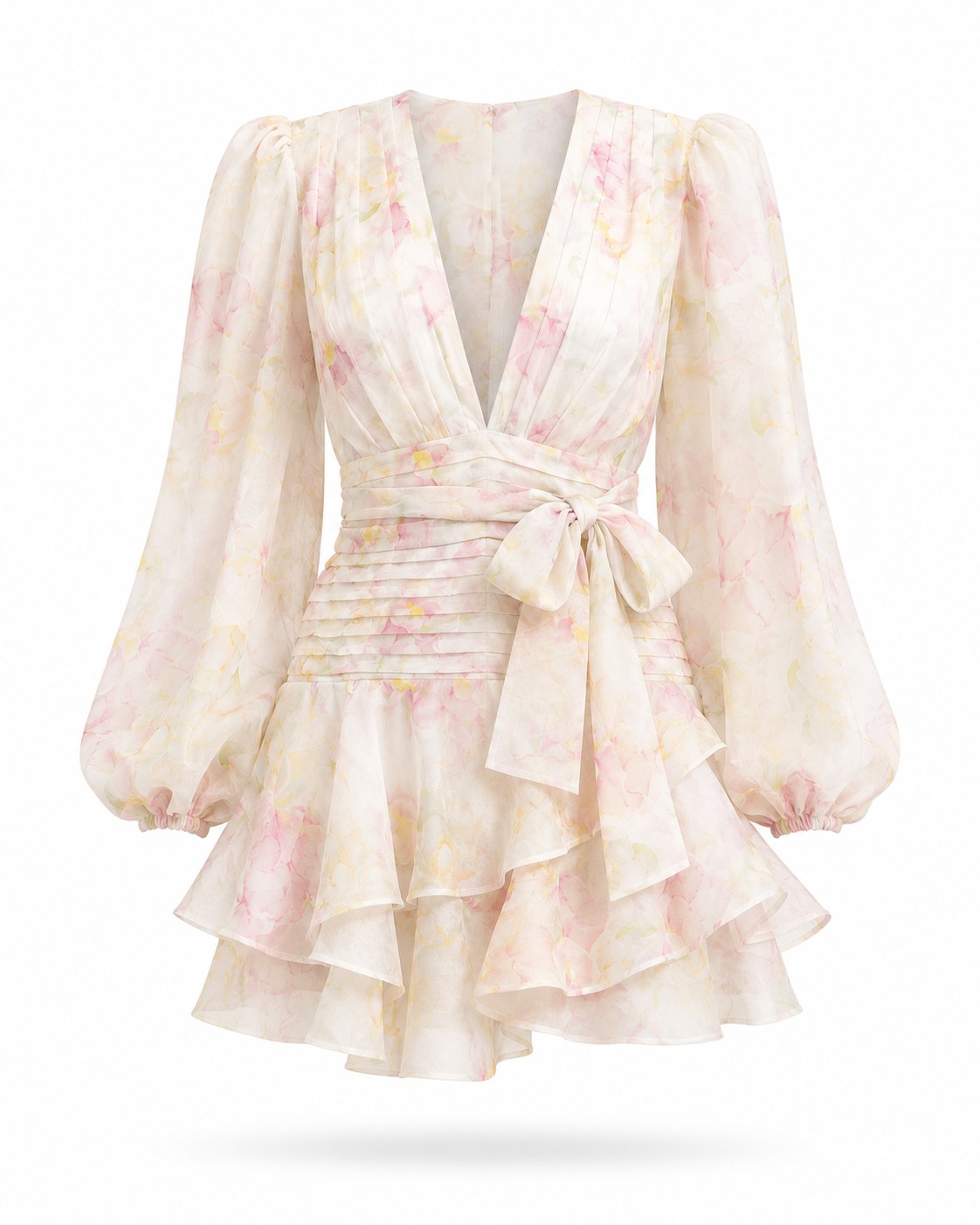 Rayol Watercolour Floral Mini Dress