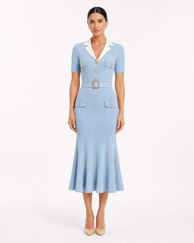 Pellegrin Knit Midi Dress on model