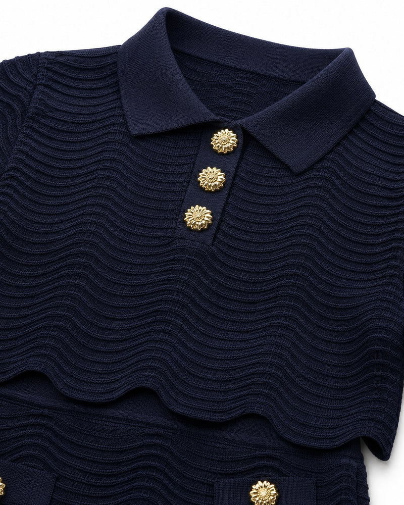 Ensemble en Maille Festonné Miramar on model