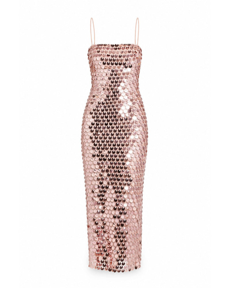 Moustiers Sequin Midi Dress