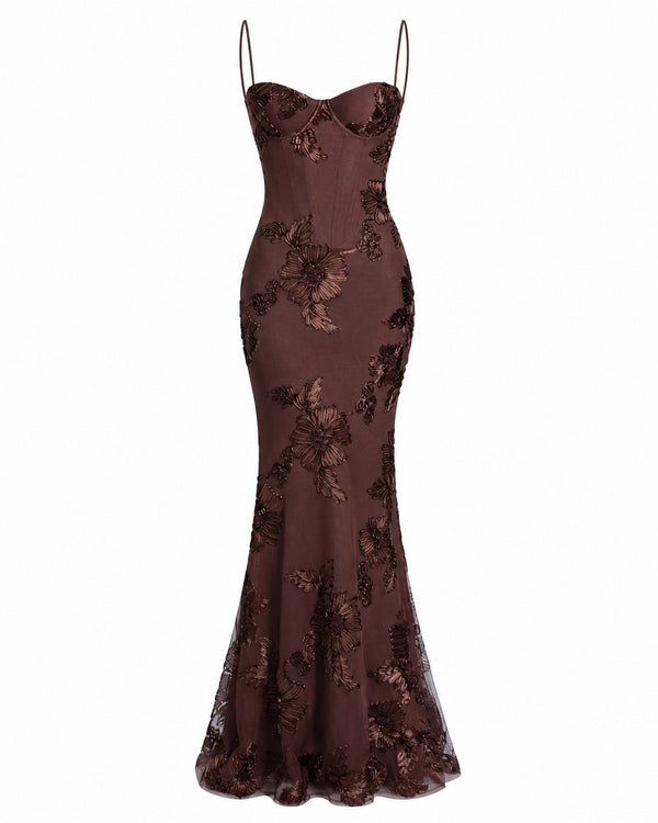 Bargème Floral Gown