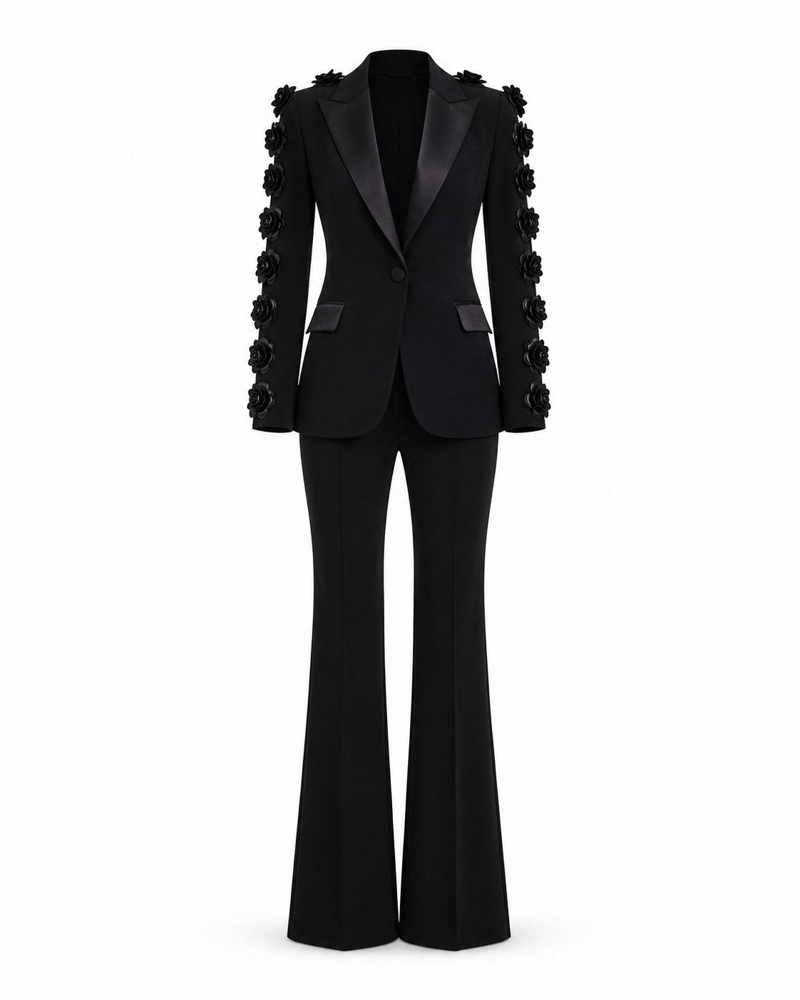 Traje con blazer Croisette de strass