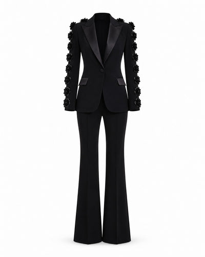 Tailleur Croisette à strass