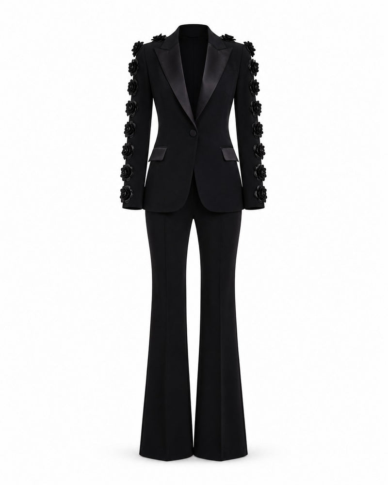 Tailleur Blazer Croisette con Strass