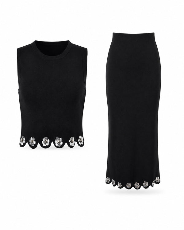 Completo in Maglia Agay con Bordo Smerlato