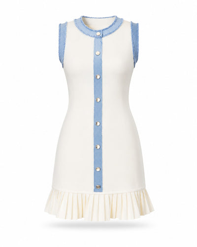 Robe courte en maille Auribeau