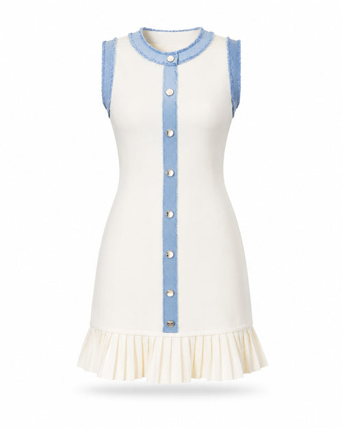 TROPÉZ Auribeau Knit Mini Dress — front