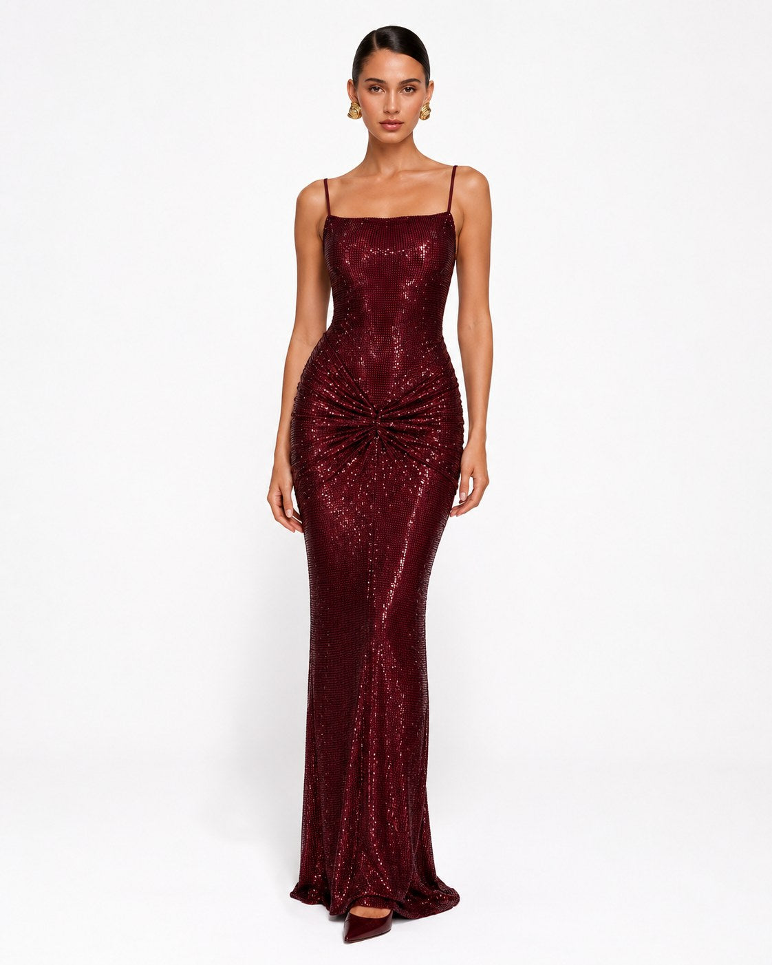 Pailletten-Abendkleid Bandol