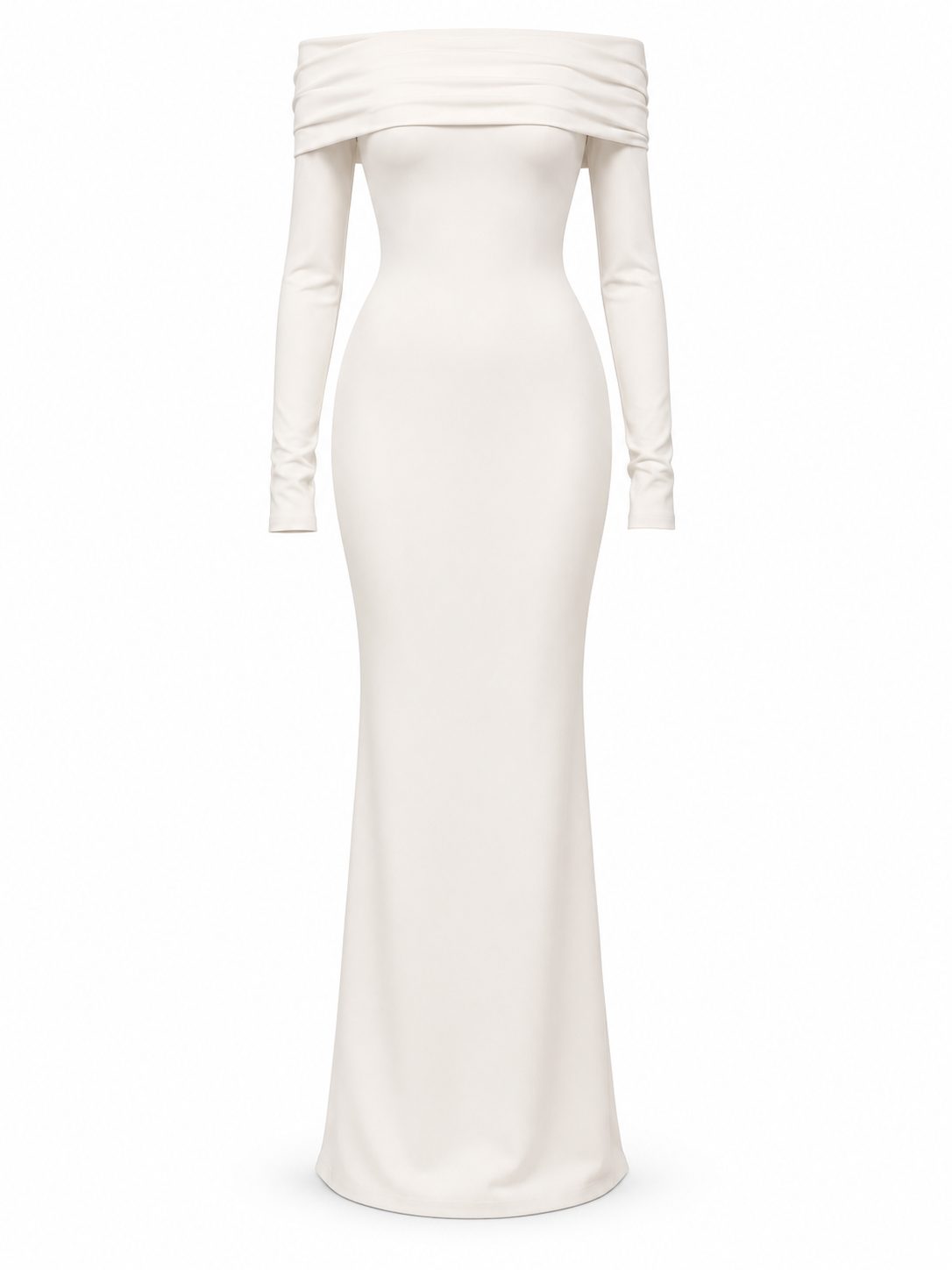 Bardot Off-Shoulder Gown