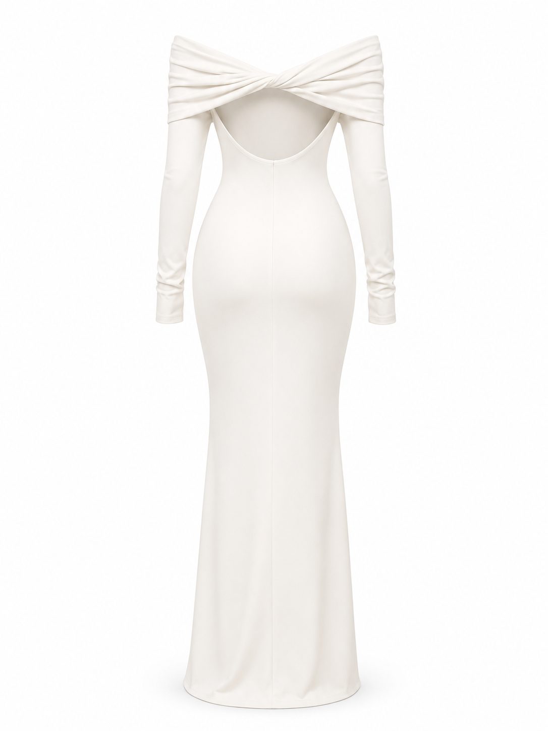 Bardot Off-Shoulder Gown