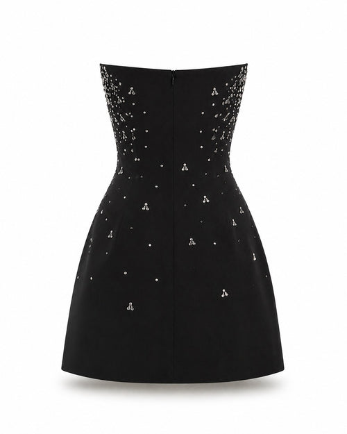 TROPÉZ Bargemon Crystal Mini Dress — back