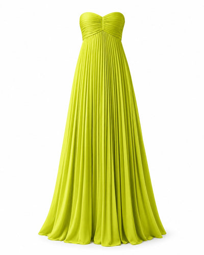 Robe plissée Bauduen