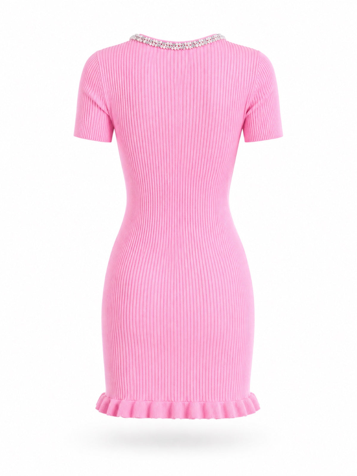 Bijou Ribbed Mini Dress