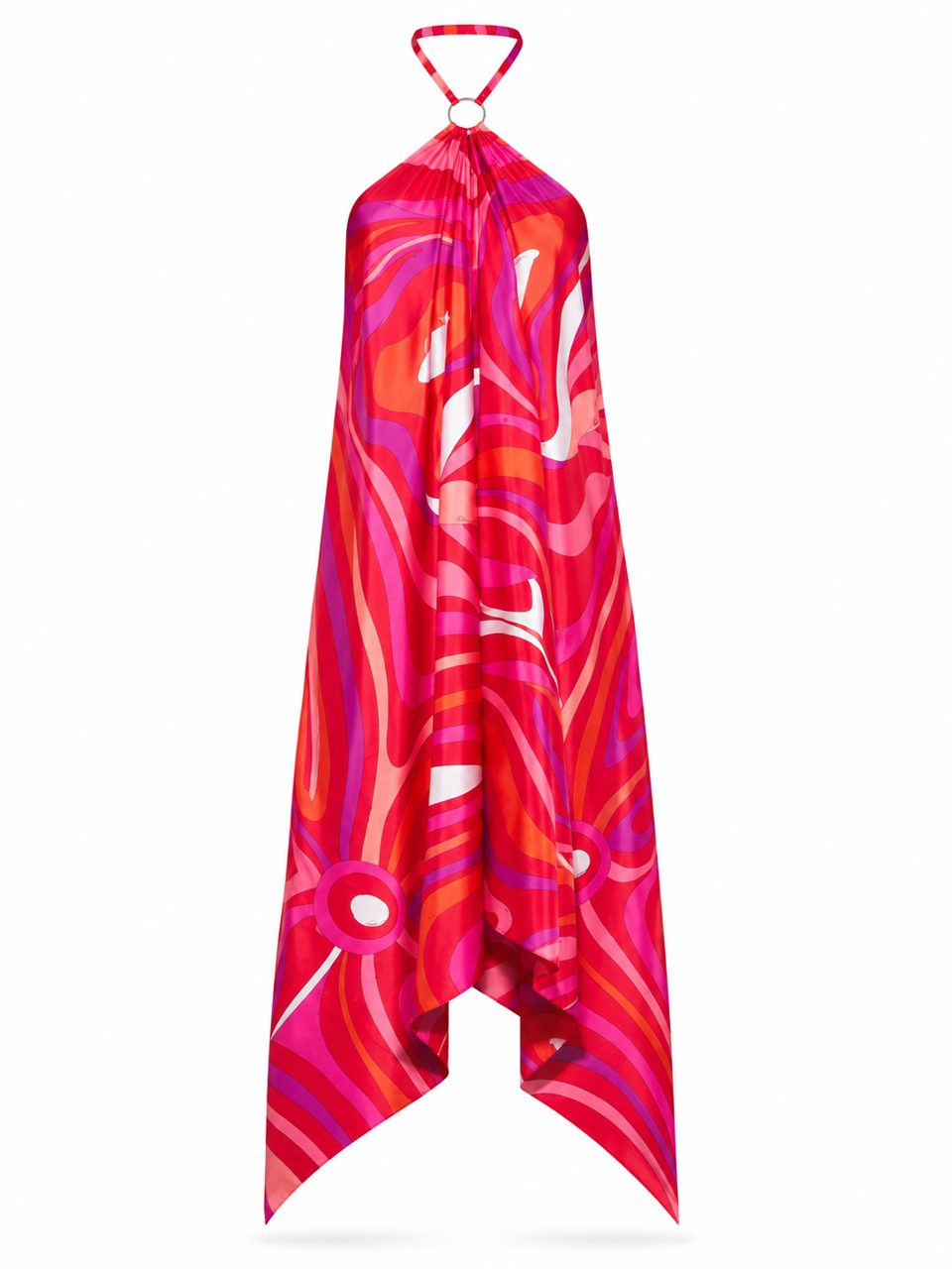 Bougainville Scarf Halter Dress