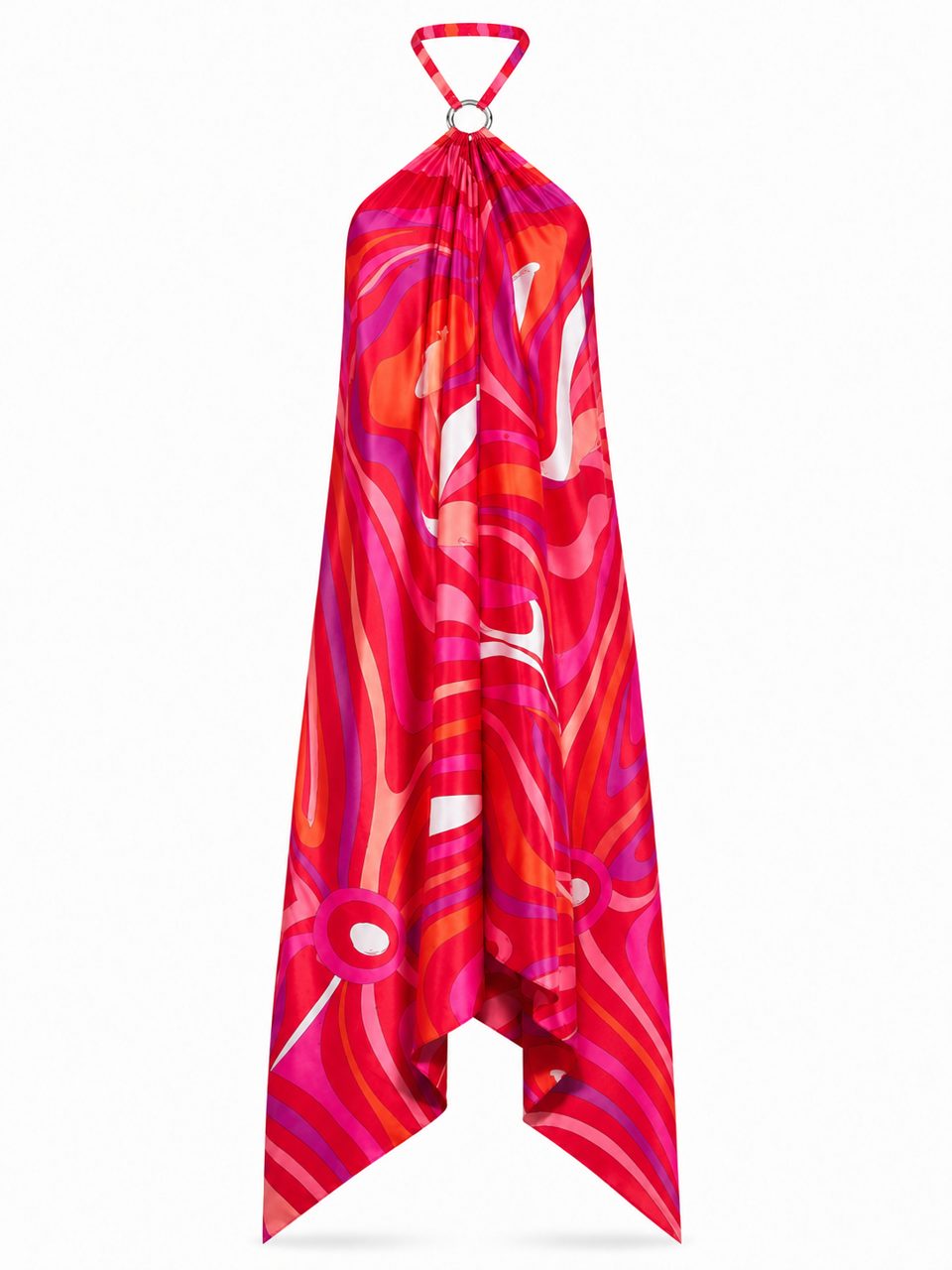 Bougainville Scarf Halter Dress