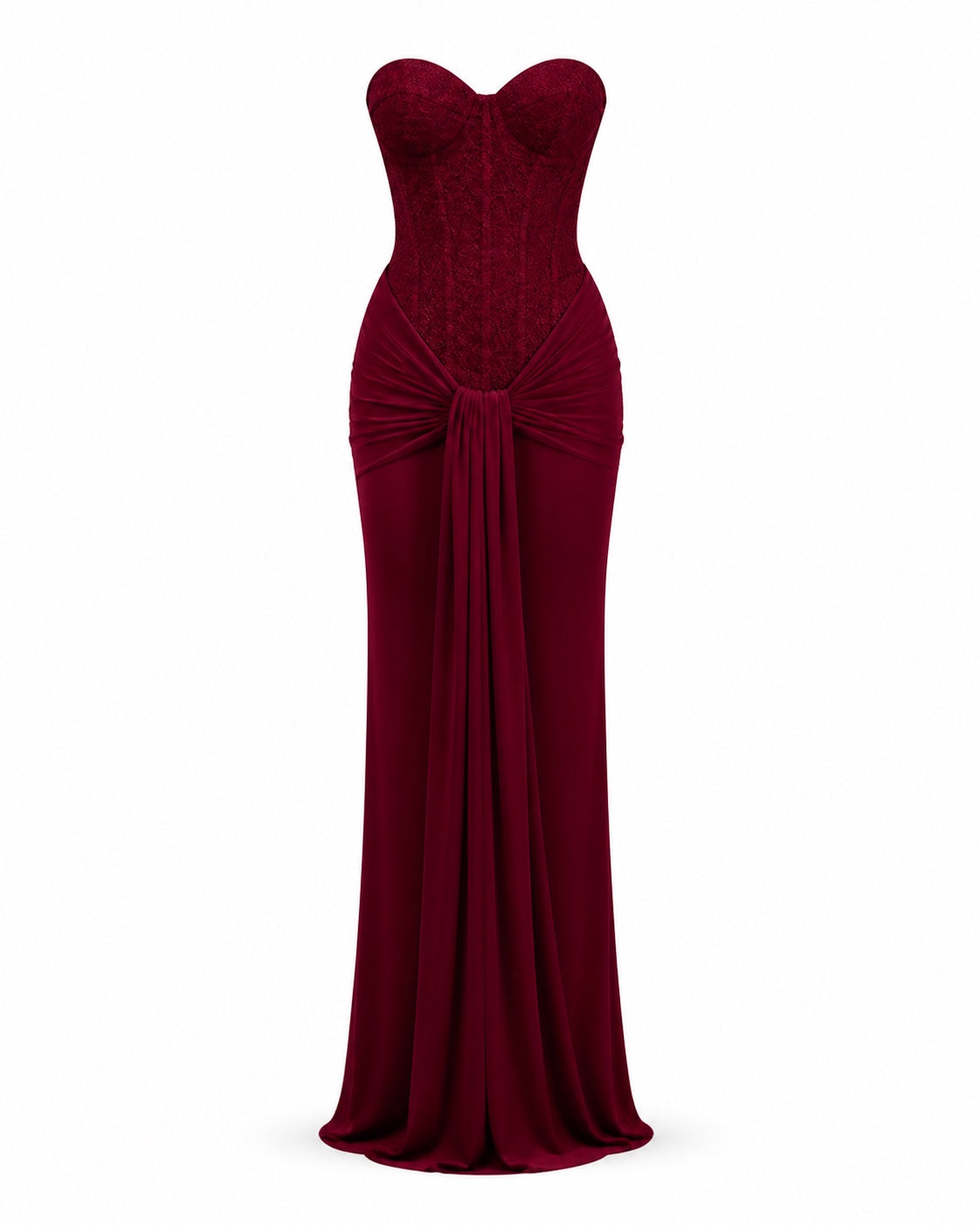 Opio Burgundy Gown