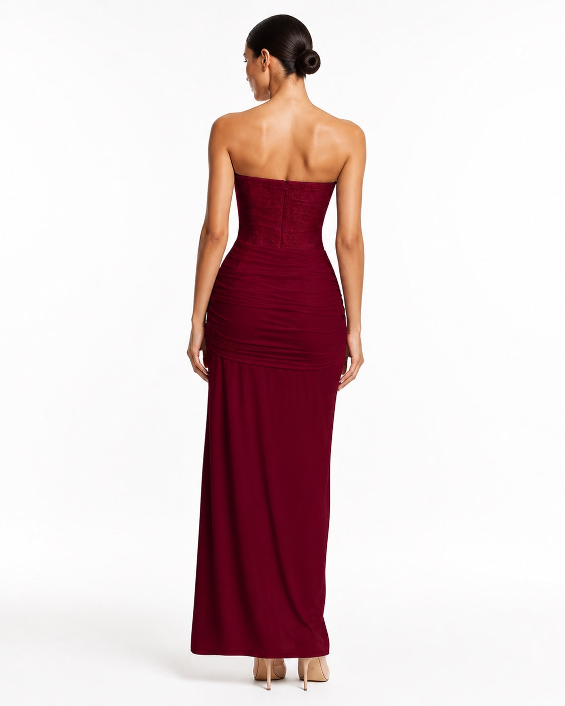 Opio Burgundy Gown
