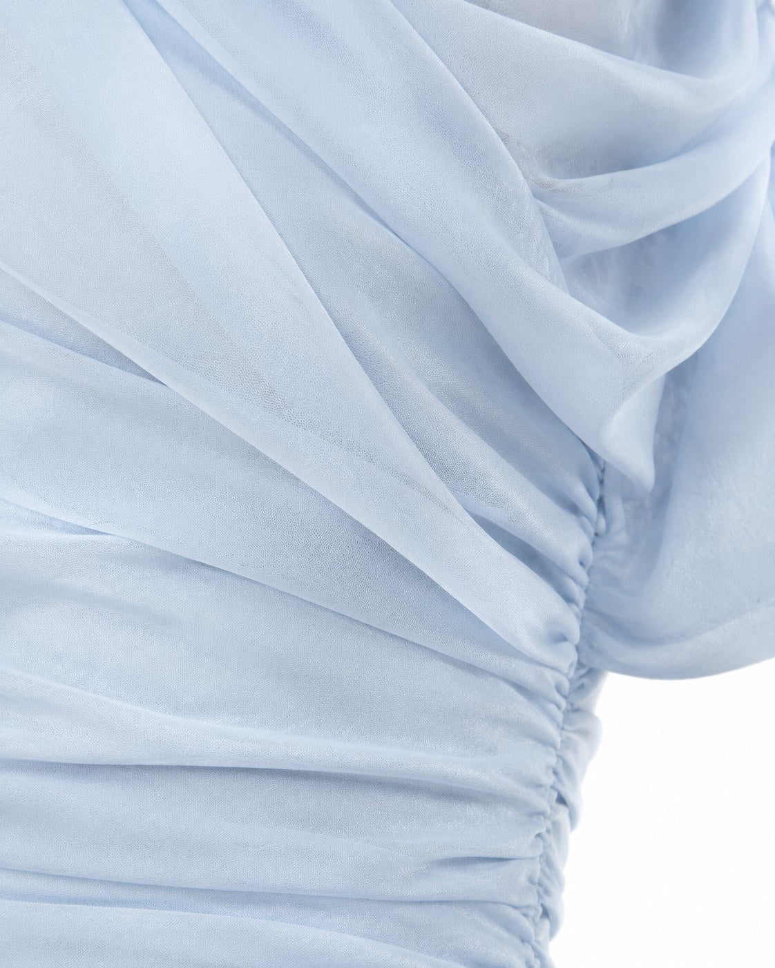 Robe courte drapée Cabris