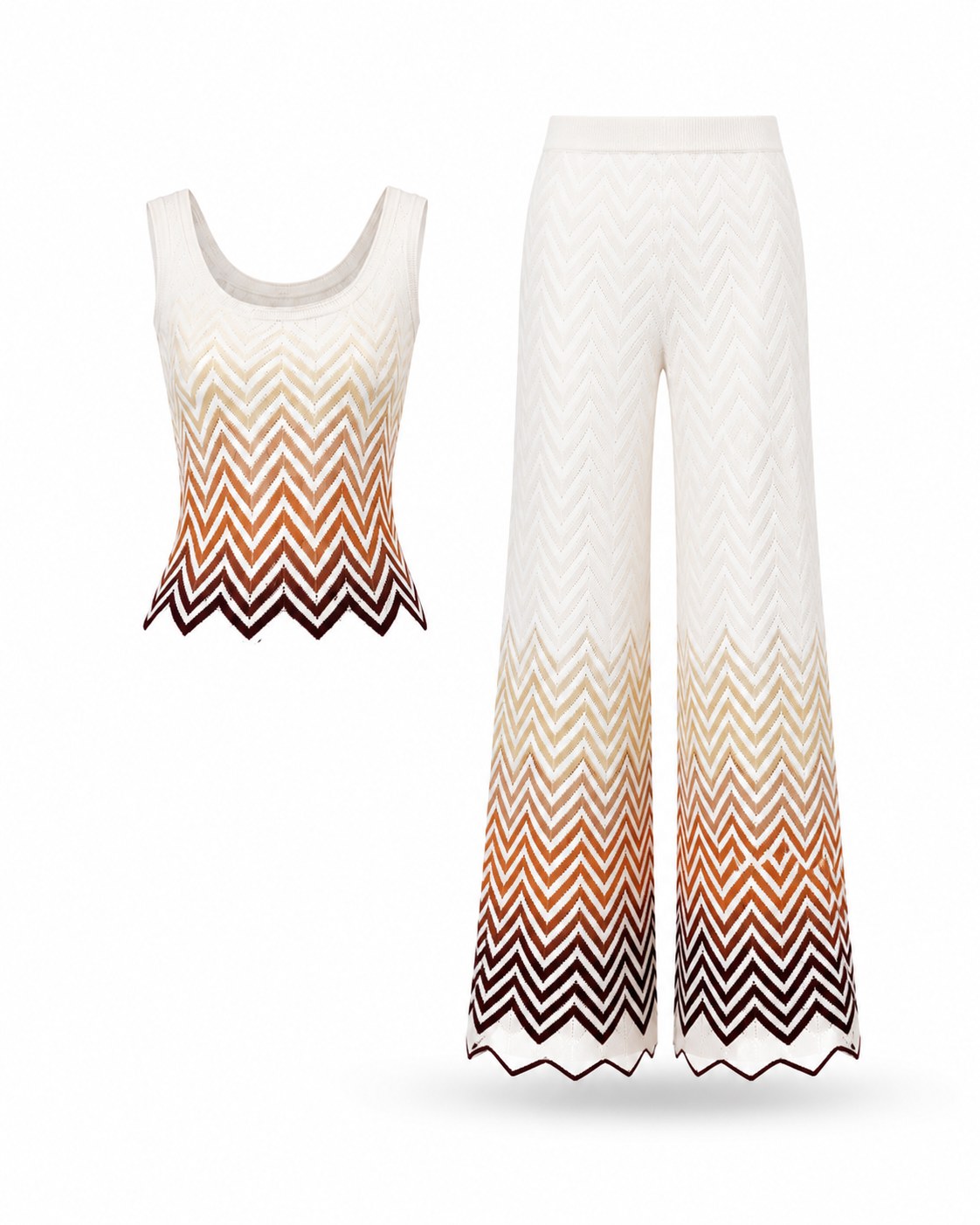 Calanque Chevron Knit Set