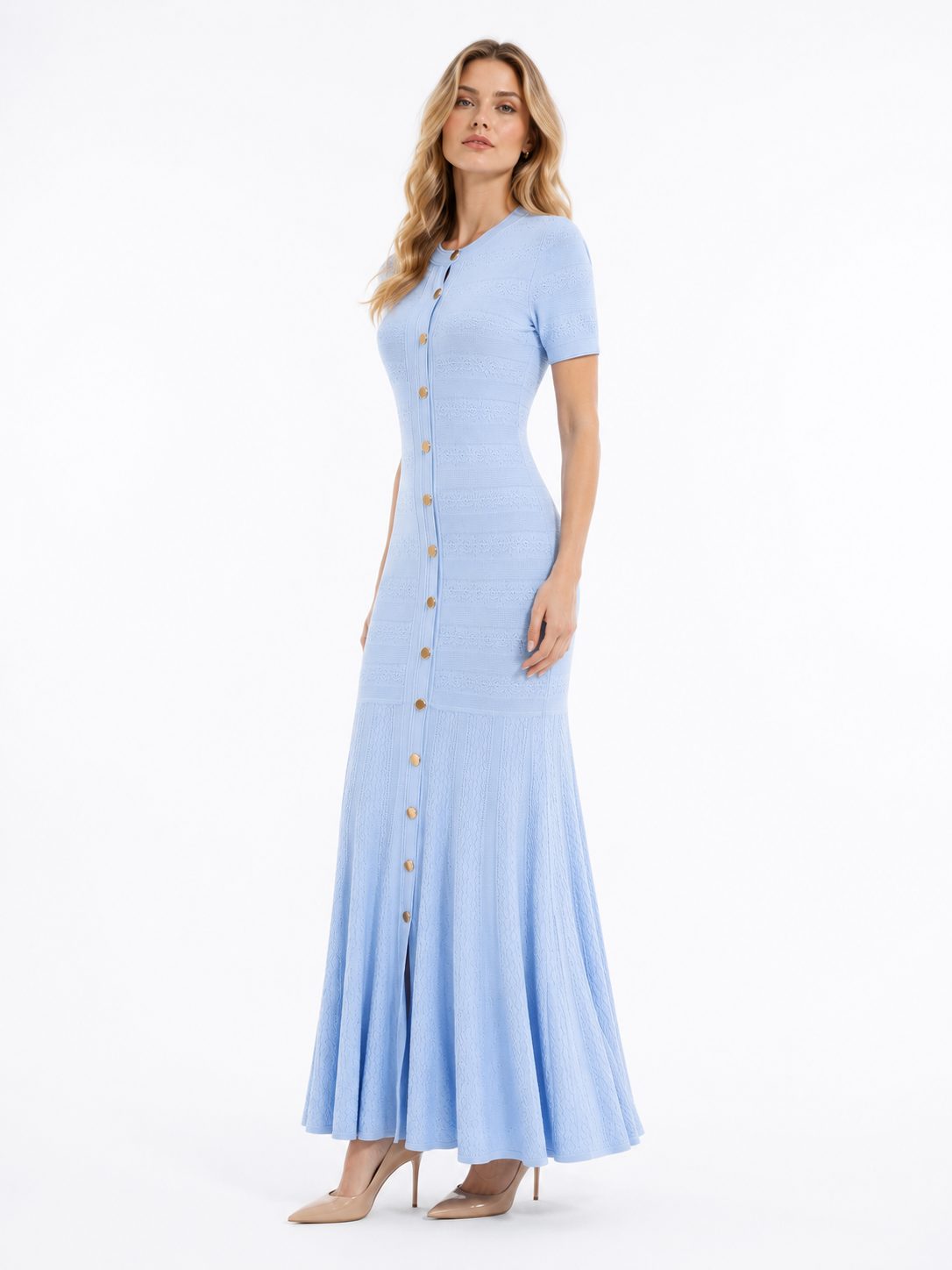 Cap-Ferrat Knit Maxi Dress
