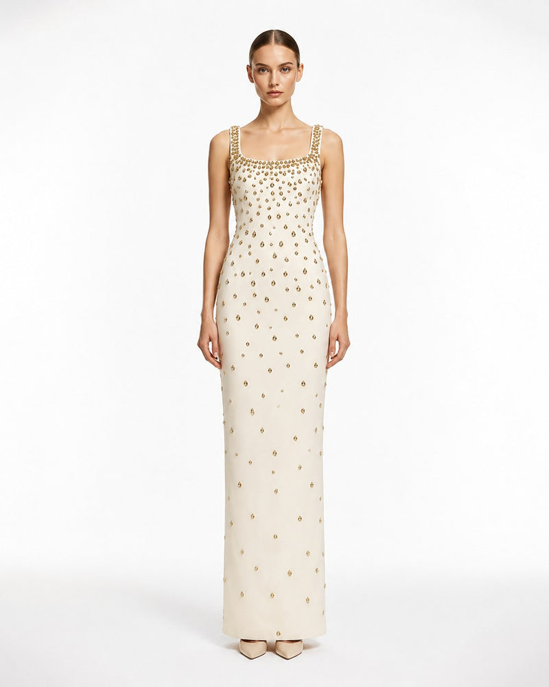 Cotignac Crystal Gown on model