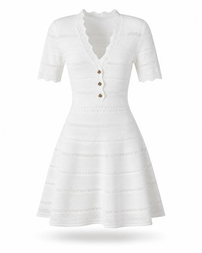 Èze Button Mini Dress