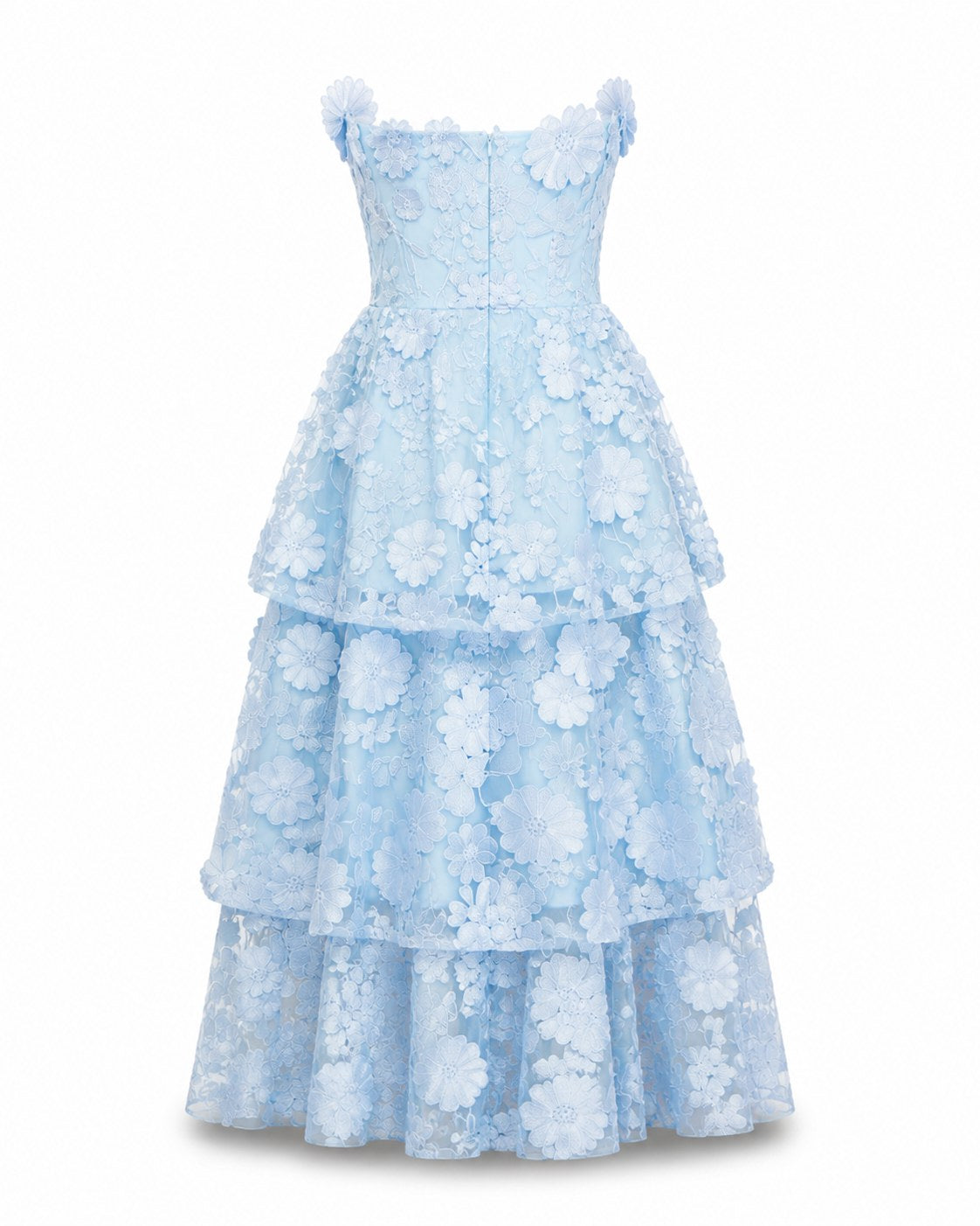 Falicon Vestido Floral por Capas