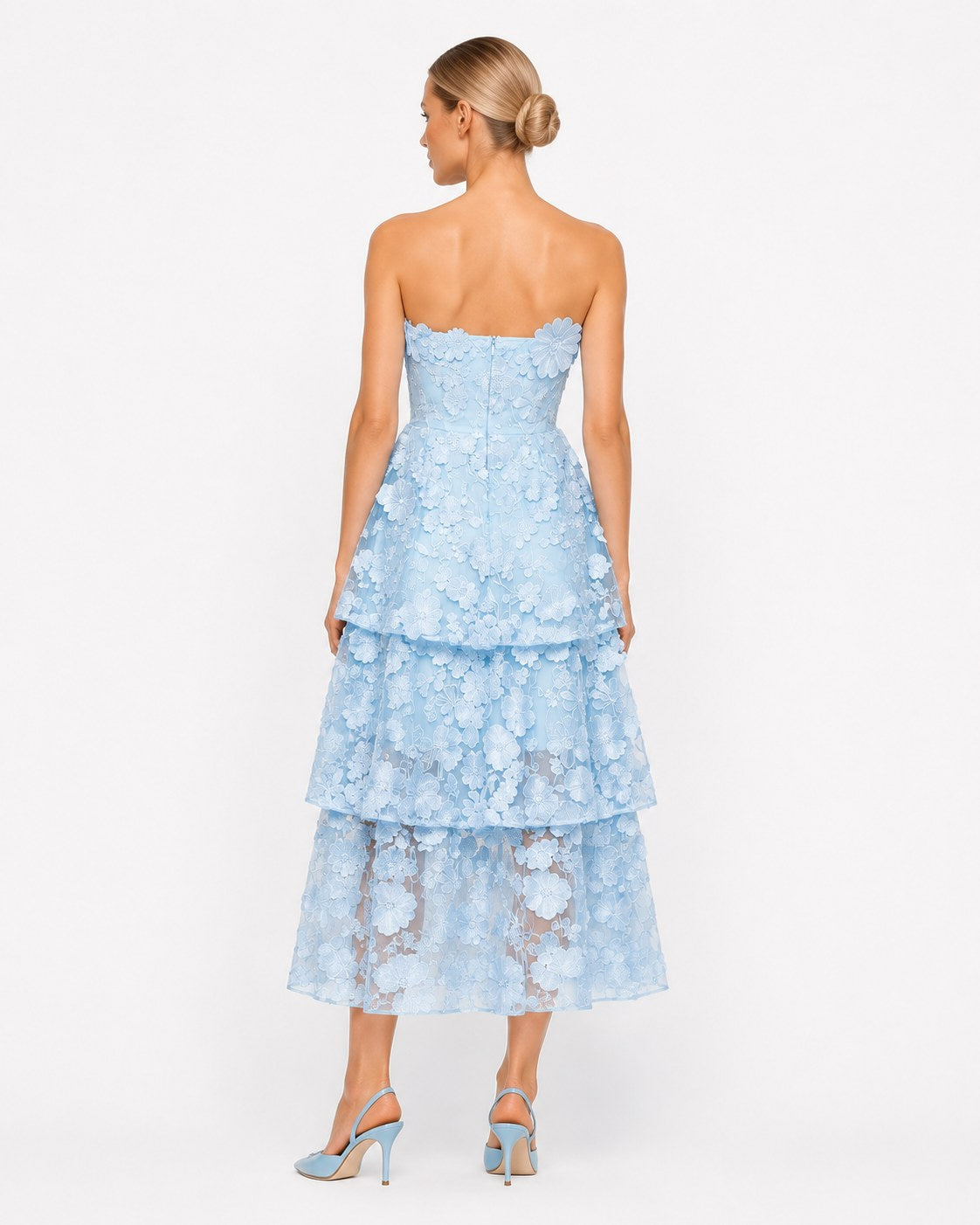Falicon Vestido Floral por Capas