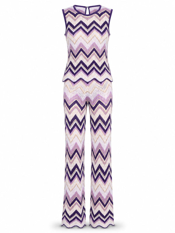 Grasse Chevron Knit Set