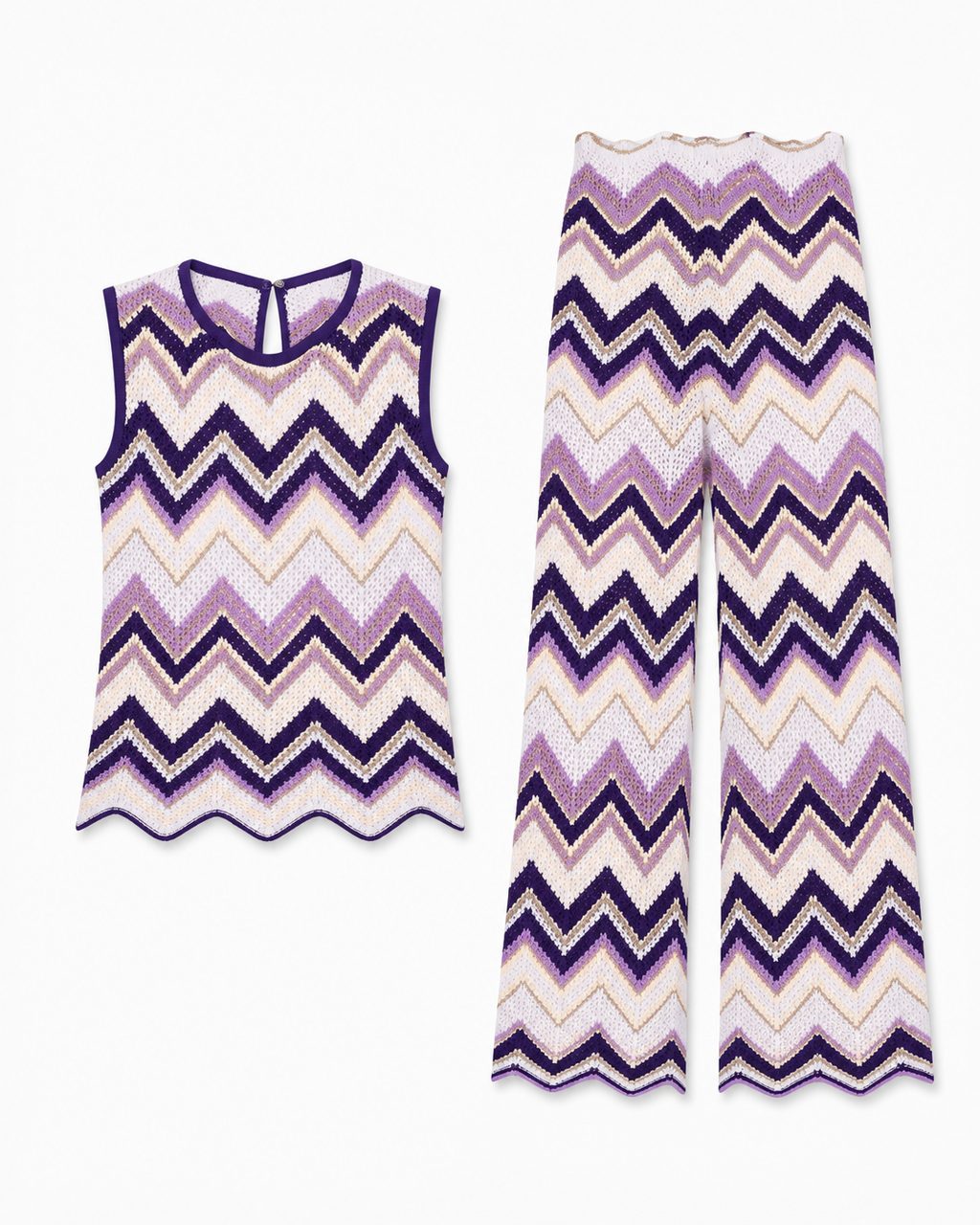 Grasse Chevron Knit Set